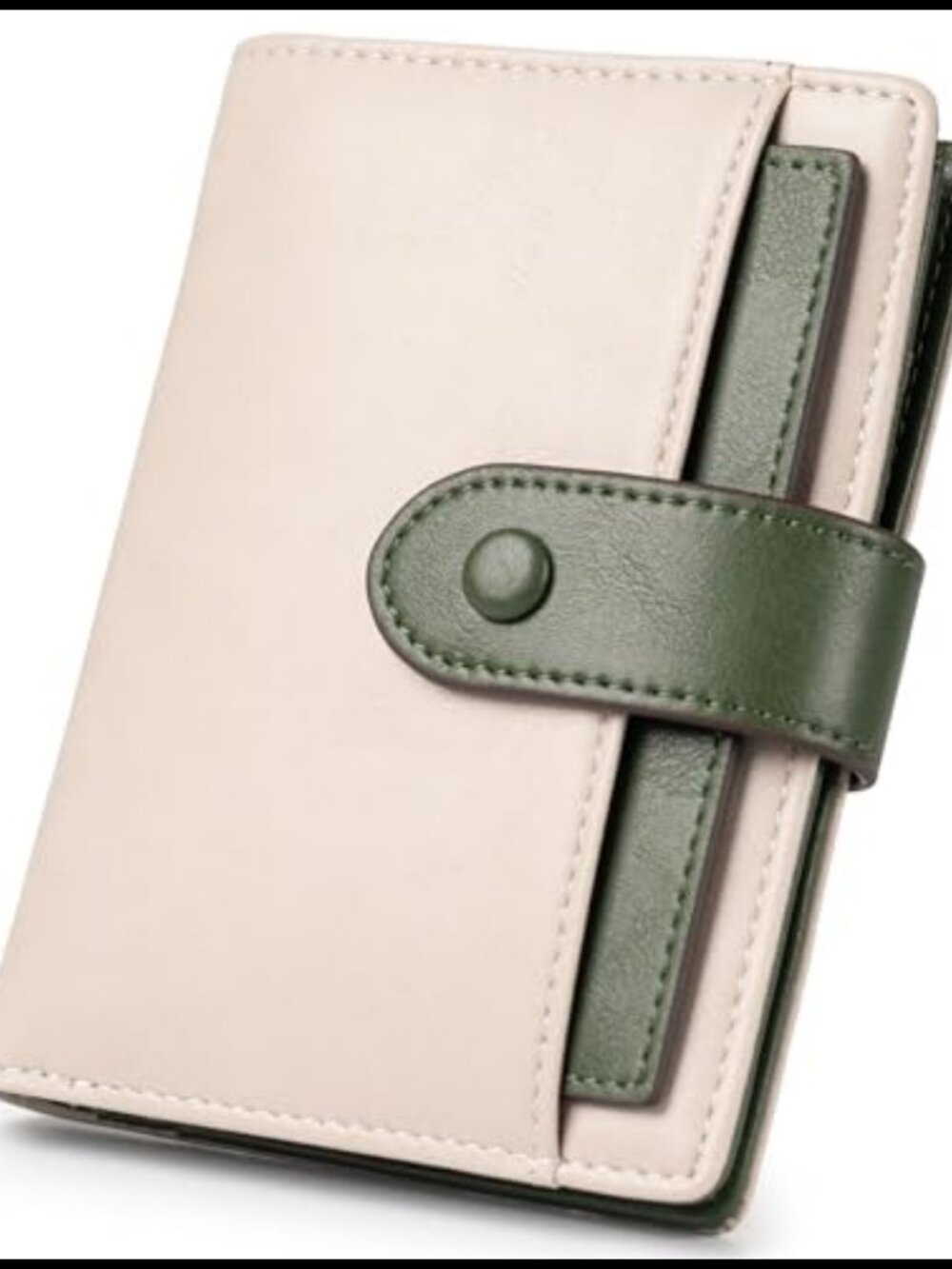 Slim RFID Blocking Faux Leather Bifold Wallet for Women with 10 Card Slots &